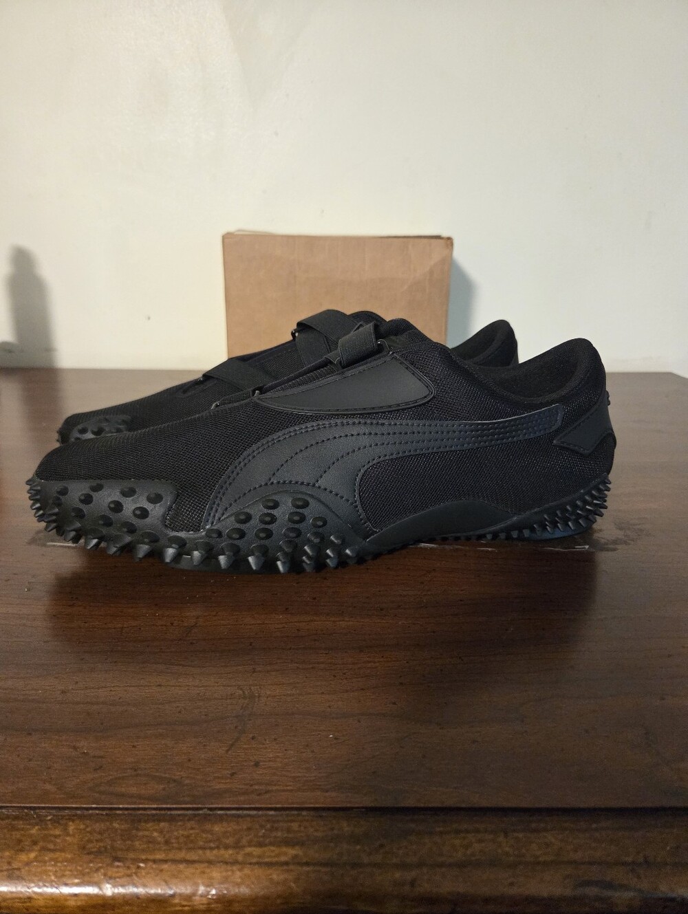 Puma Mostro OG Prime Casual Shoes Triple Black 403206-04 Men's 13 NWOB